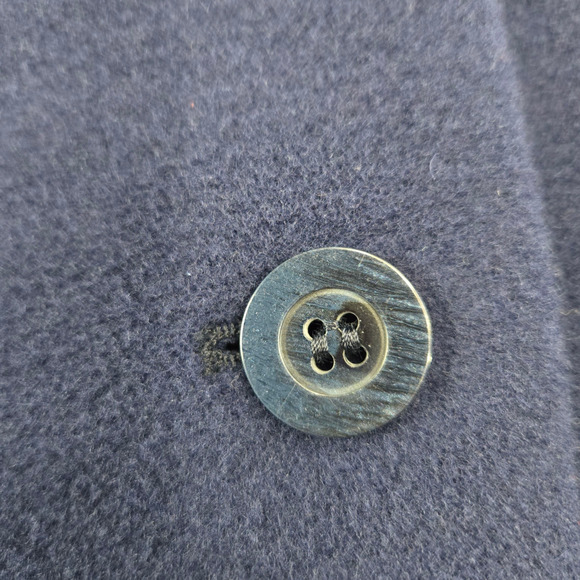 Vintage 90s Harve Benard Navy Wool Cashmere Blazer Single Breasted Jacket 6P - Picture 7 of 11